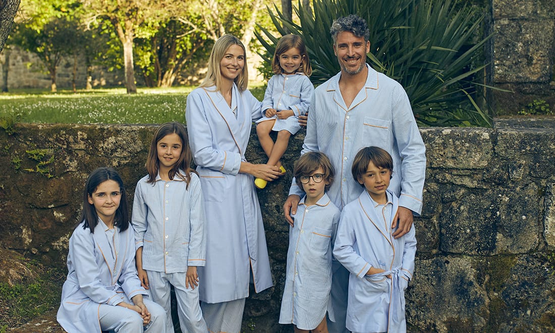 pijamas para a família