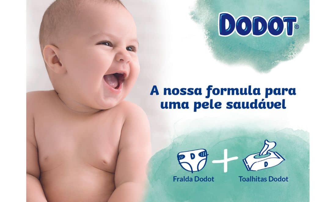 fraldas dodot e toalhetes campanha bebés