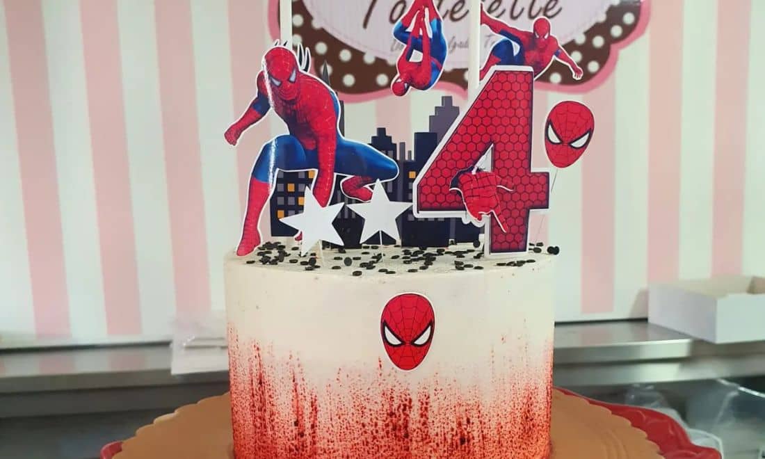 Miss Tartelette Bolo Aniversário Homem Aranha Festas