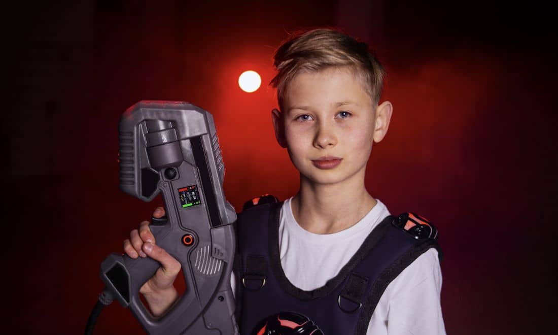 InPark InFun lasertag menino