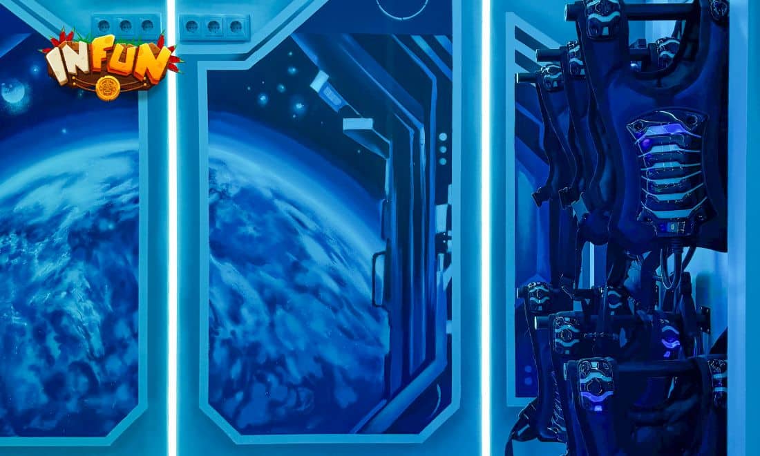 Infun InPark LaserTag II com logo
