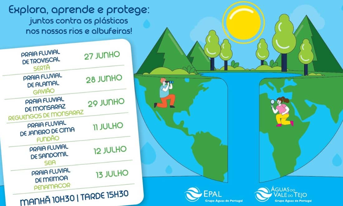 praias fluviais para crianças
