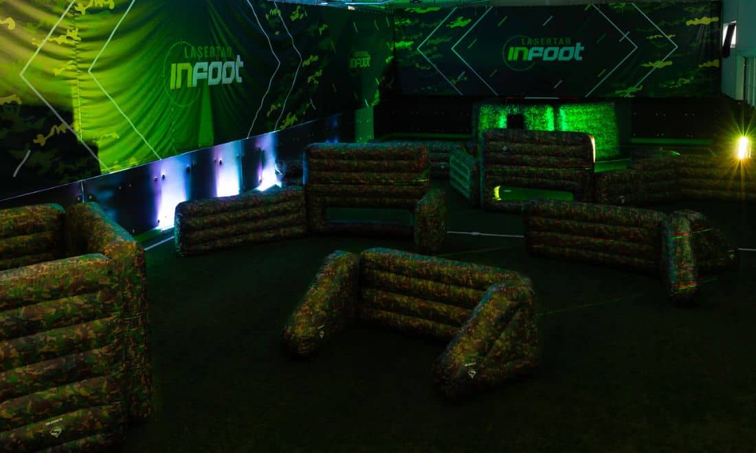 InFun atividade LaserTag Infoot arena