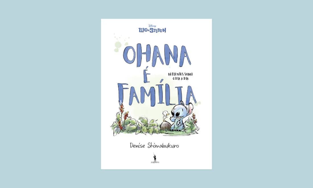 livros infantis leya ohana é família lillo e stitch