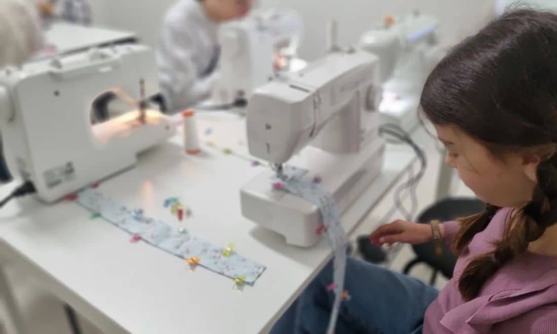 fim de semana com as crianças oficina de costura loulé