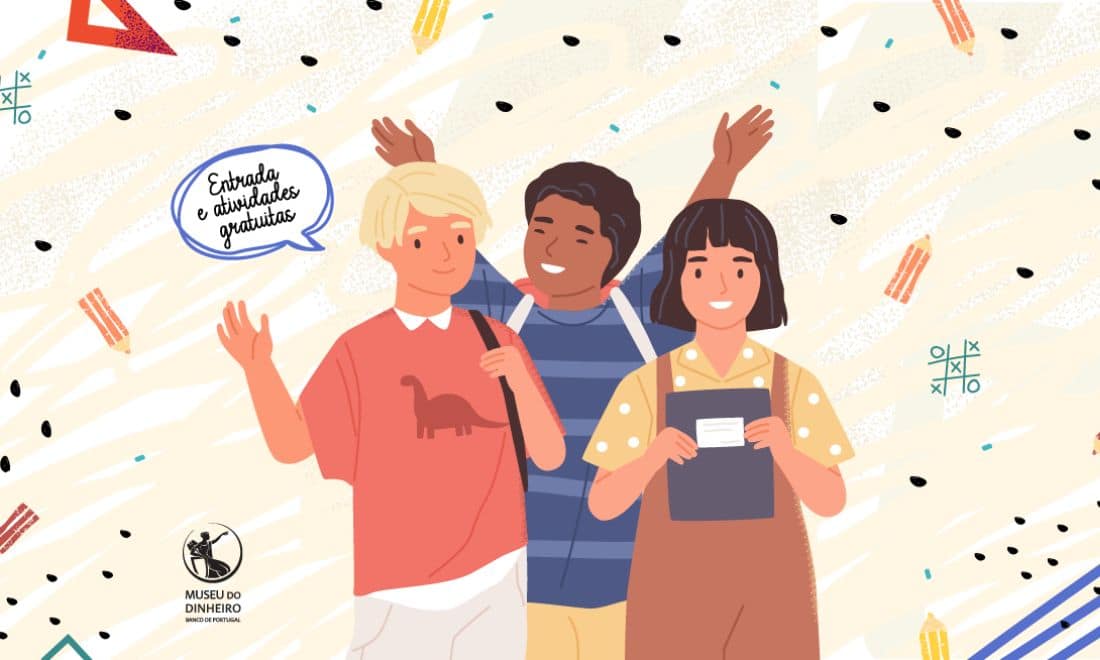 Museu do Dinheiro visitas de estudo ilustração crianças atividades gratuitas
