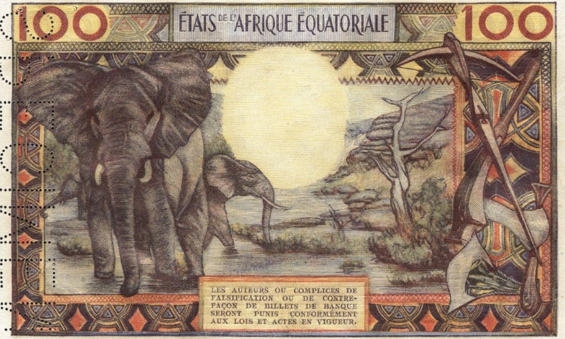 Museu do Dinheiro atividades para crianças Há bicharada no museu nota de 100 África com elefantes