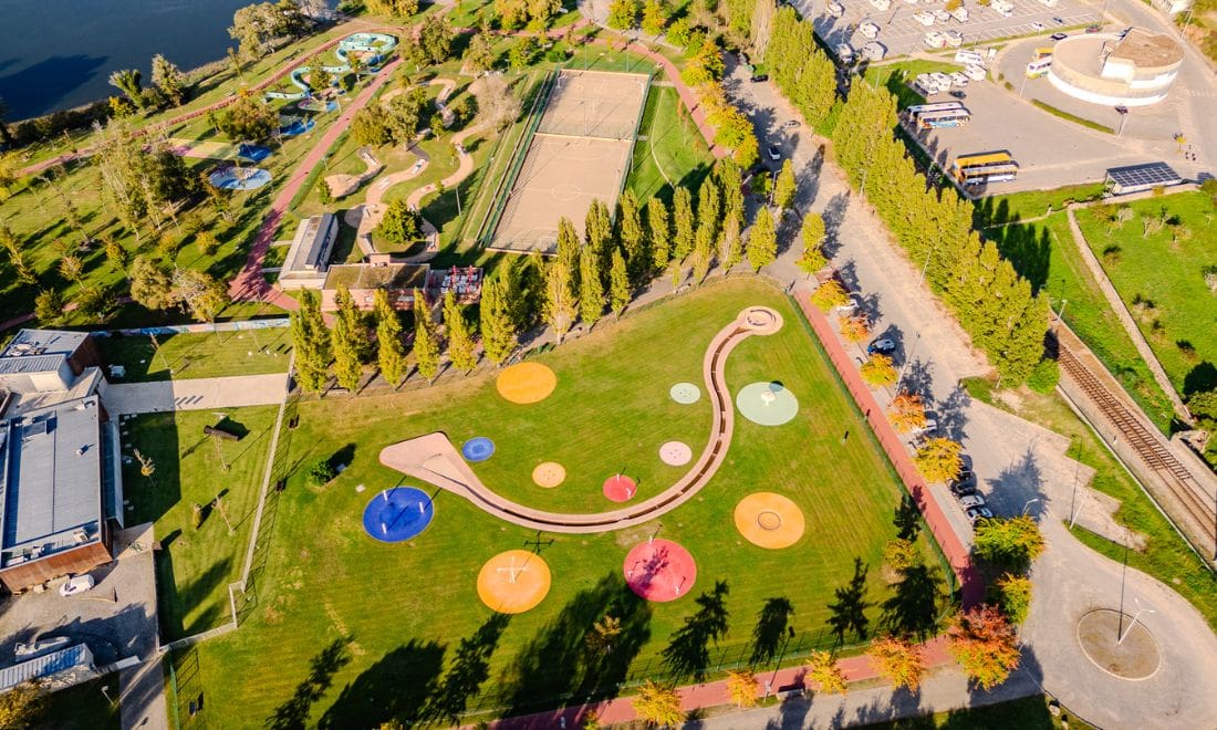 Parque infantil Parque de Lazer de Castelinho ©Câmara Municipal de Vila Nova de Cerveira
