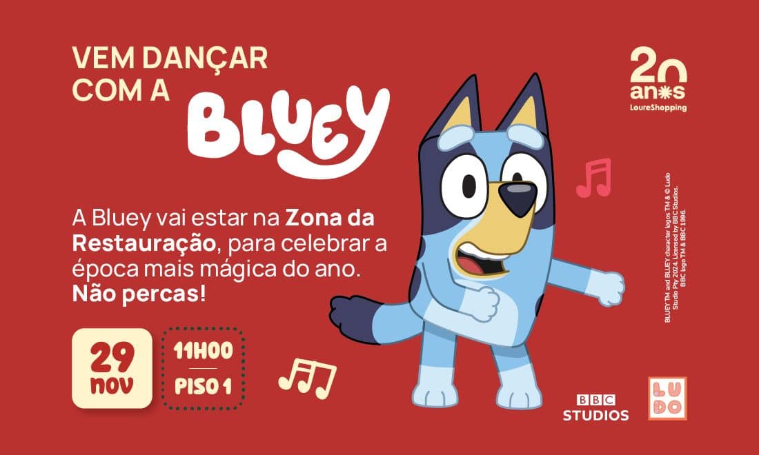 atividades de Natal loureshopping bluey