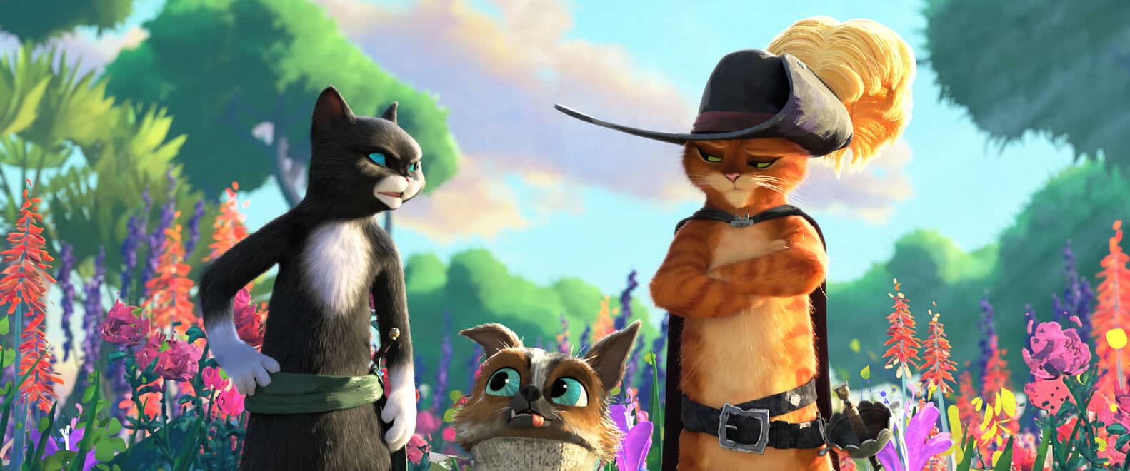 O-Gato-das-Botas-o-ultimo-desejo-cinemundo-gato-aborrecido-com-kitty-e-perrito