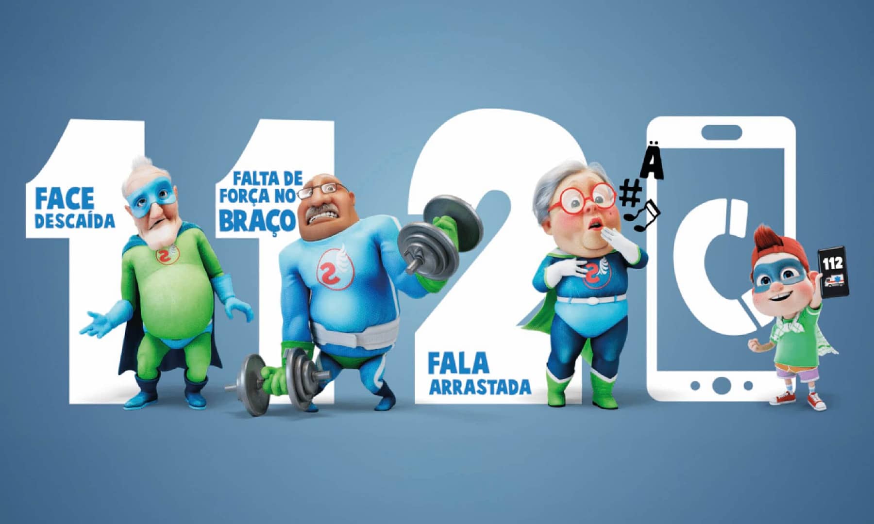 Fast Heroes Boehringer Ingelheim Portugal prevenção do AVC personagens 112