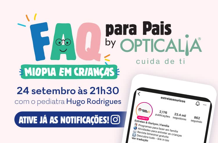 Oticalia FAQ's botão nova versão