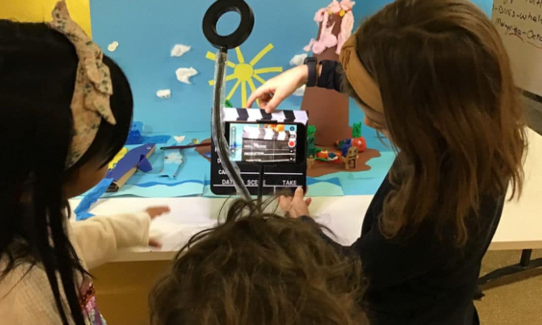 Museu do Oriente atividades para crianças oficinas de férias grupo a criar filme em Stop Motion