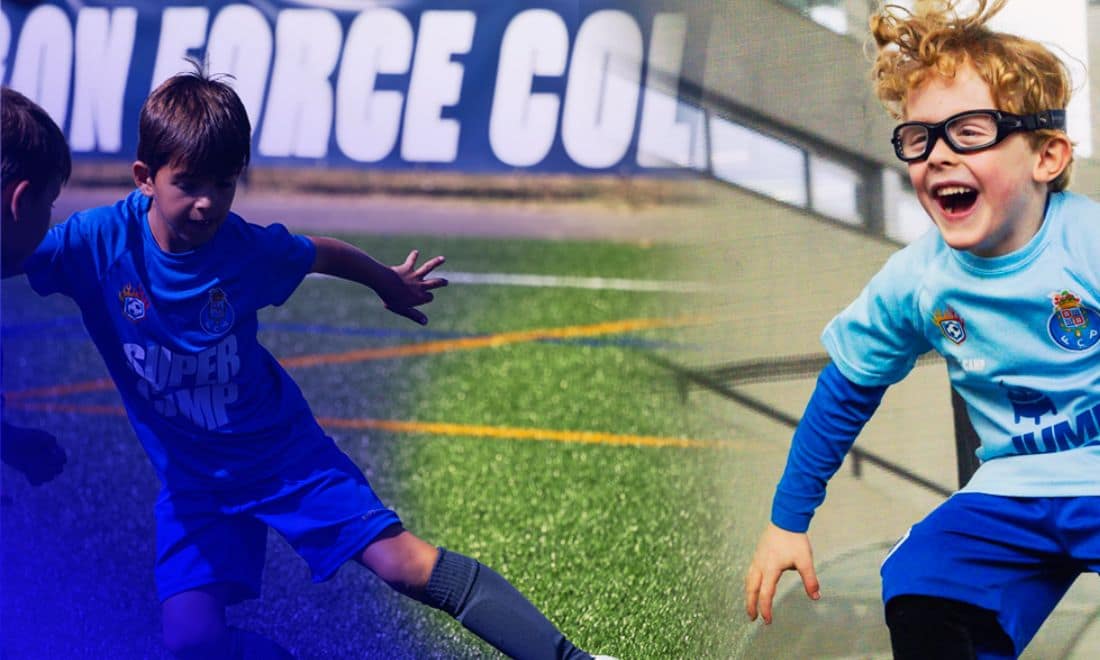 Futebol Clube do Porto FCP atividades de Férias crianças jogar futebol