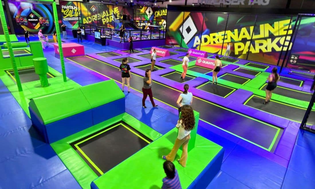 Quantum Park Algarve atividades para crianças trampolins Adrenaline Parks