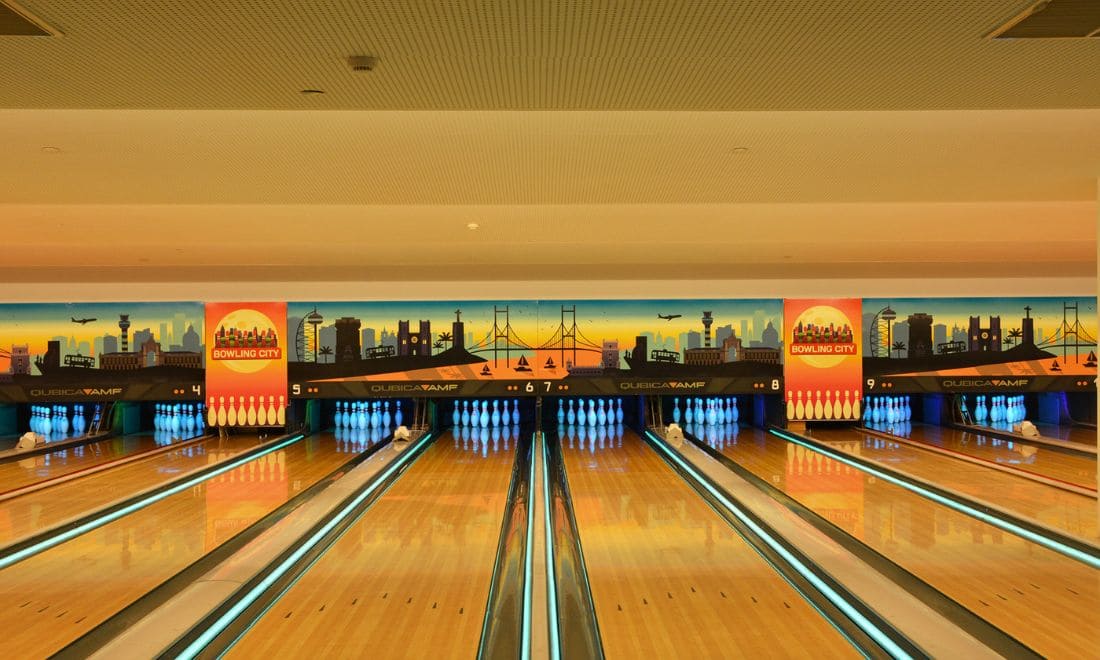 Bowling City Bowling Lisboa pistas de bowling de frente