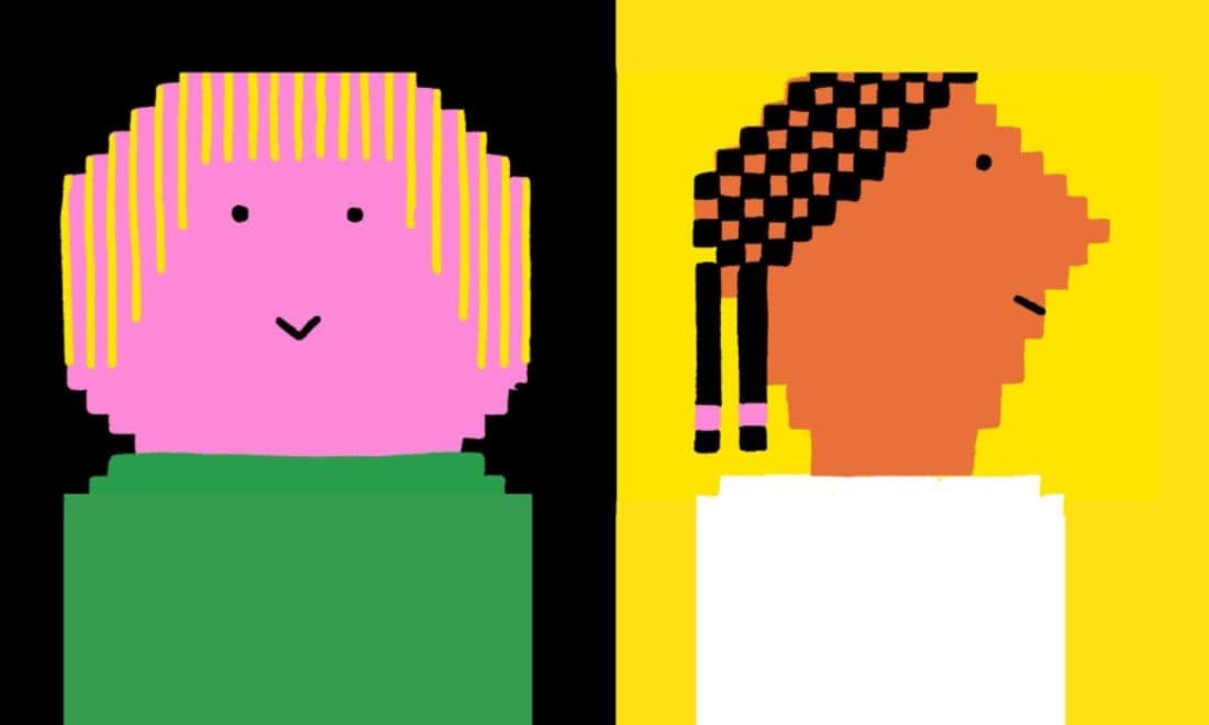 LU.CA exposição para crianças Da cabeça para cima ilustração personagens
